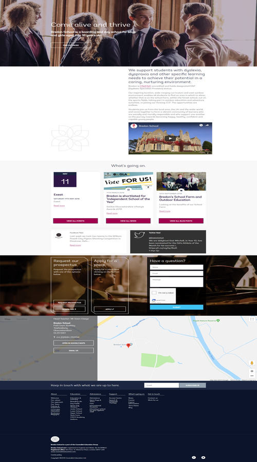 Bredon School - boarding & day day dyslexia school screenshot 1